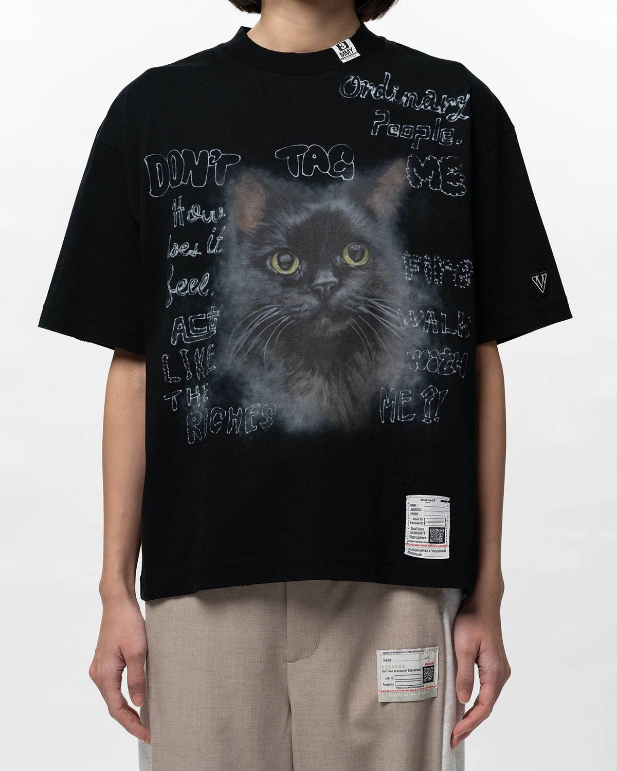 Maison MIHARA YASUHIRO(メゾンミハラヤスヒロ) / Cat Printed T-shirt
