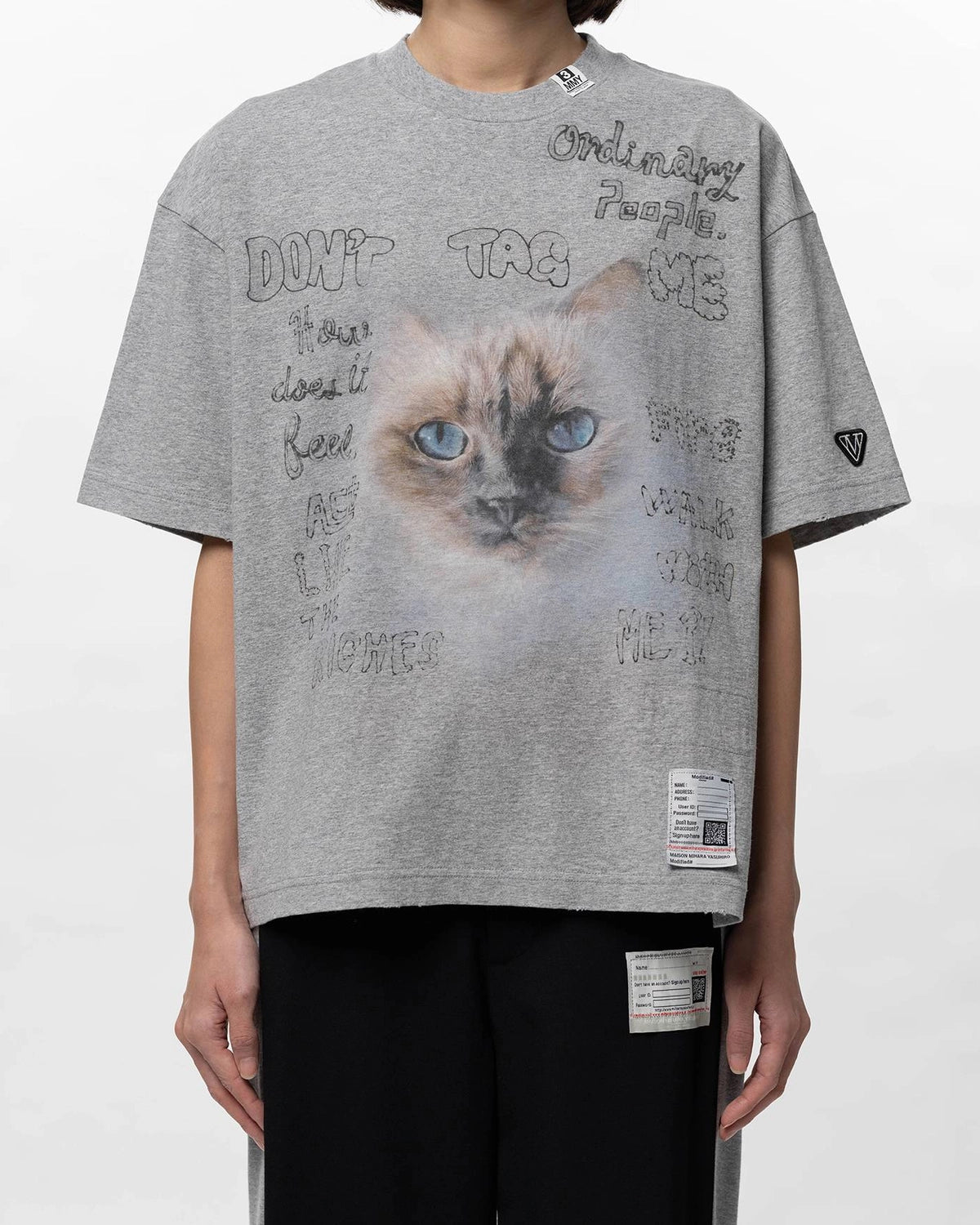 Maison MIHARA YASUHIRO(メゾンミハラヤスヒロ) / Cat Printed T-shirt