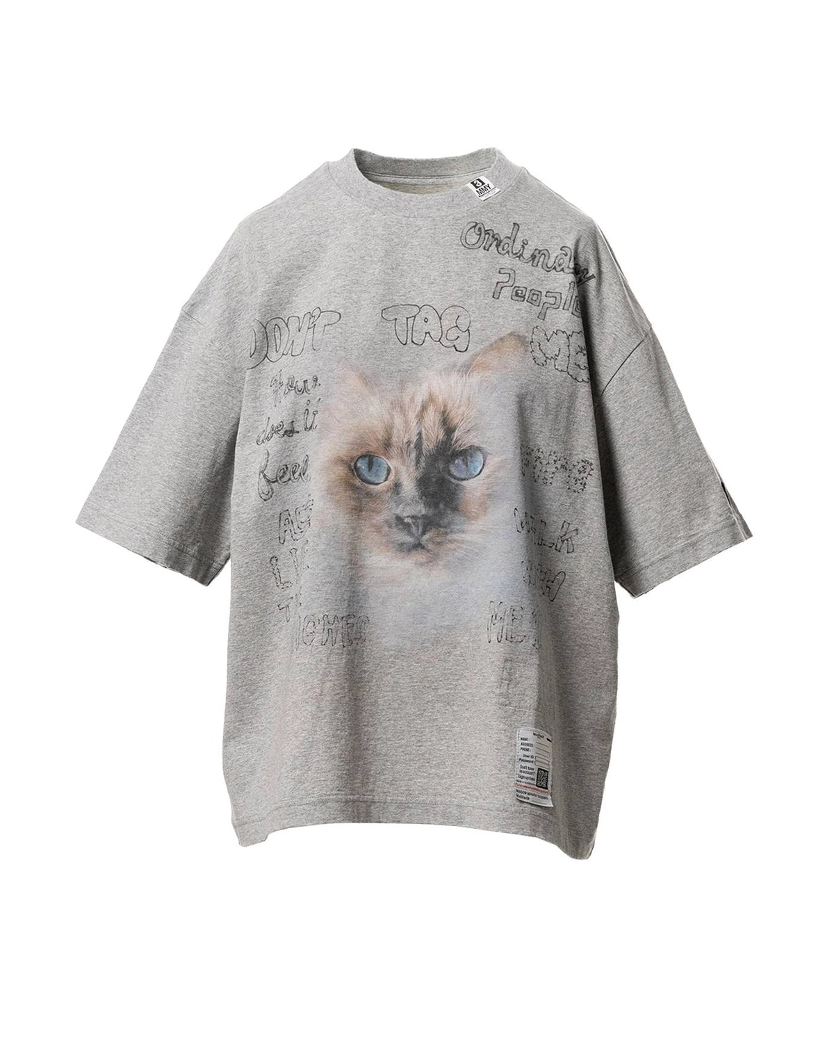 Maison MIHARA YASUHIRO / Cat Printed T-shirt -Women's- (K16TS772)