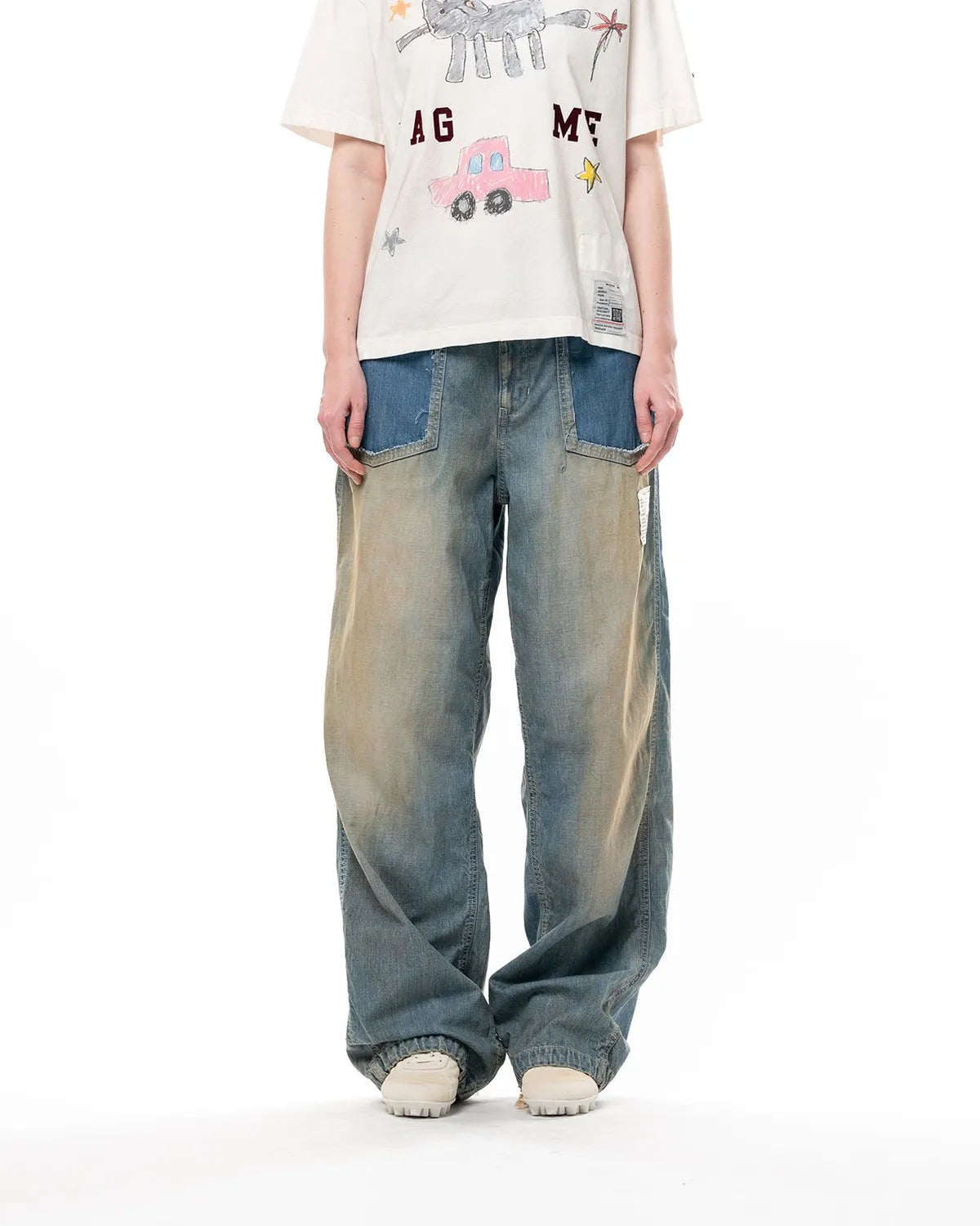 Maison MIHARA YASUHIRO / Cut-Out Pocket Denim Pants -Women's- (K17PT361)