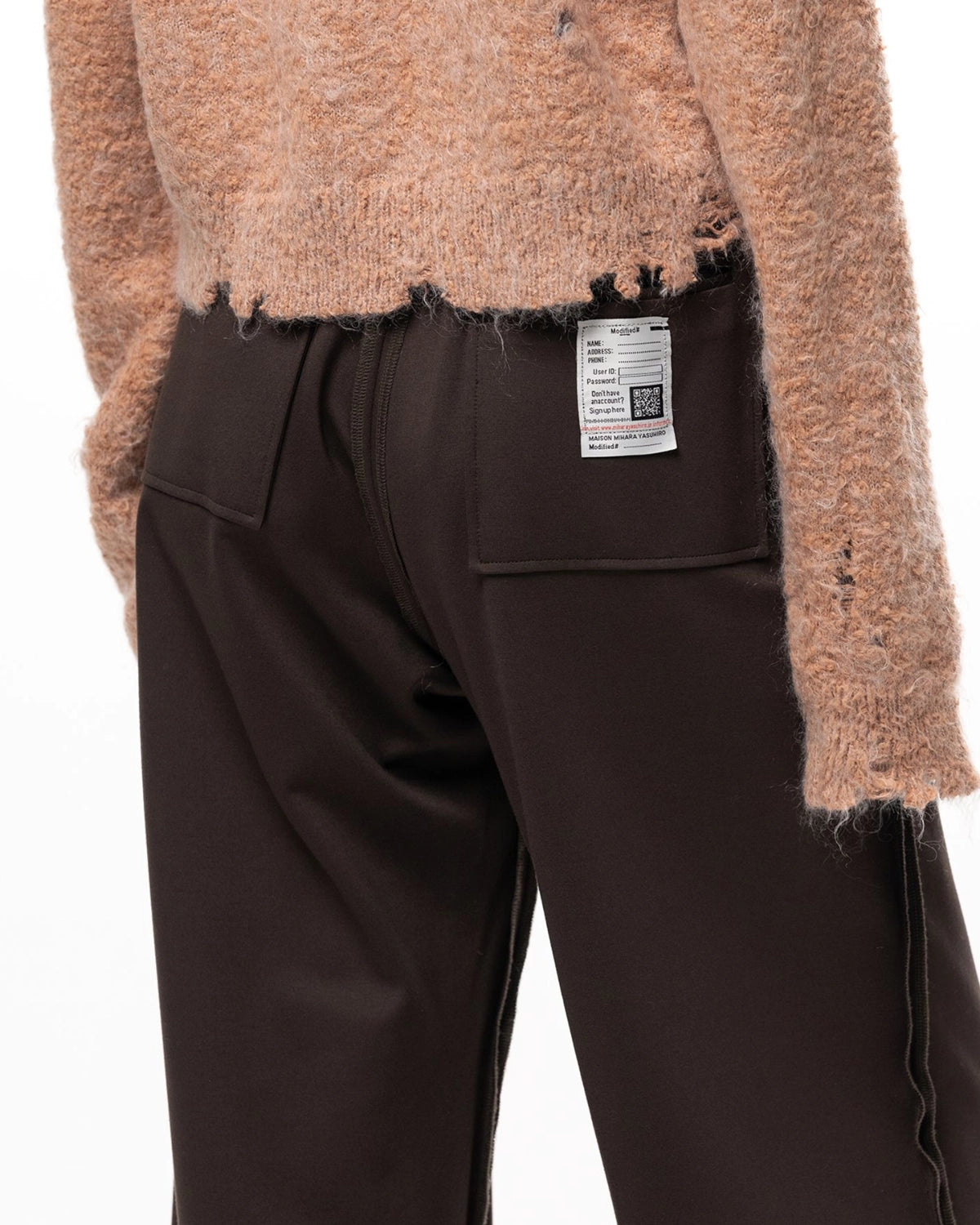 Maison MIHARA YASUHIRO / Inside-out Pants (K17PT841)
