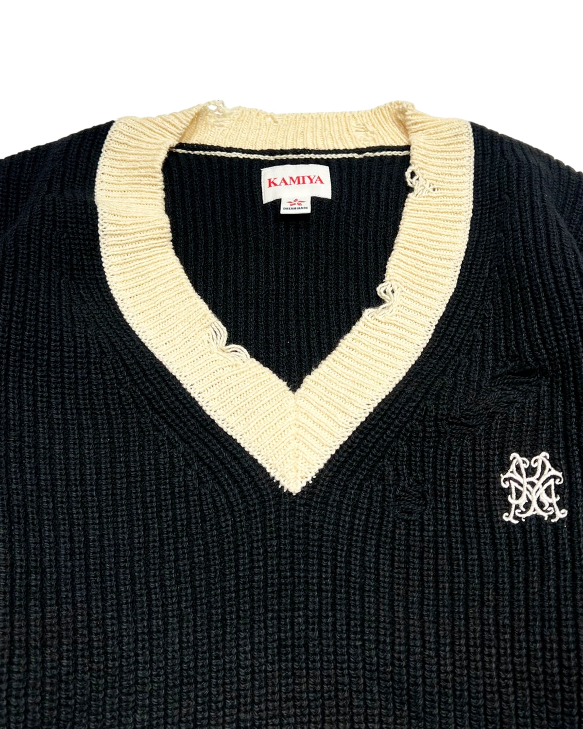 KAMIYA / School V-neck Sweater (G16PO061)