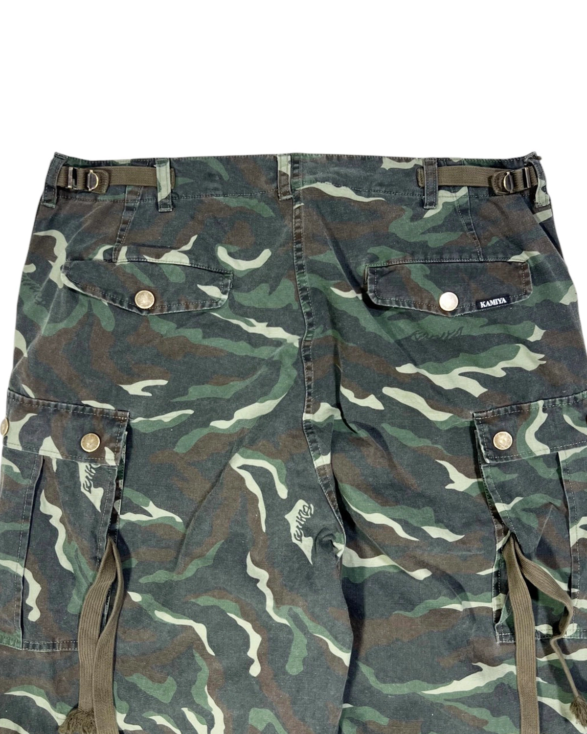 KAMIYA / Camo Wash Cargo Pants (G14PT016)