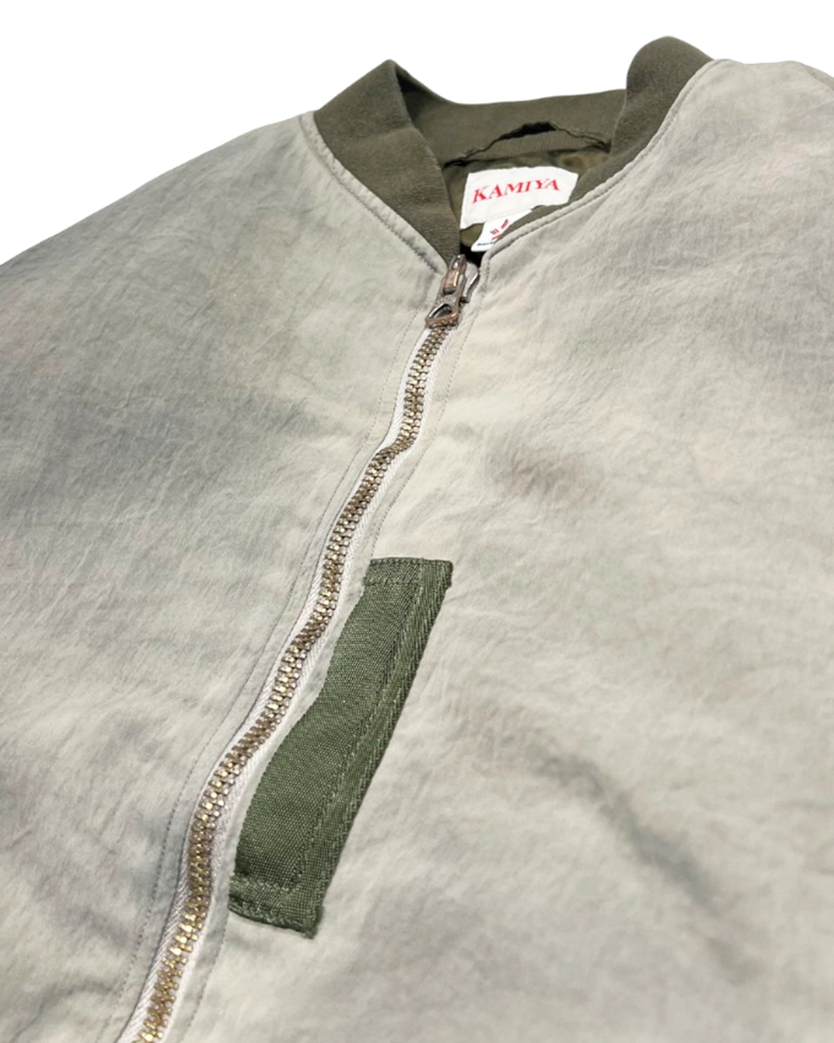 KAMIYA / AshFade Nylon Bomber JKT (G16BL025)