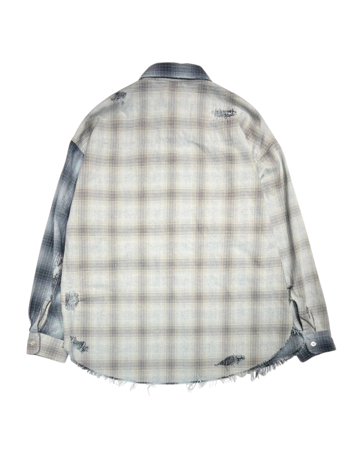 KAMIYA / Repaired Crazy Check Shirt (G16SH052)