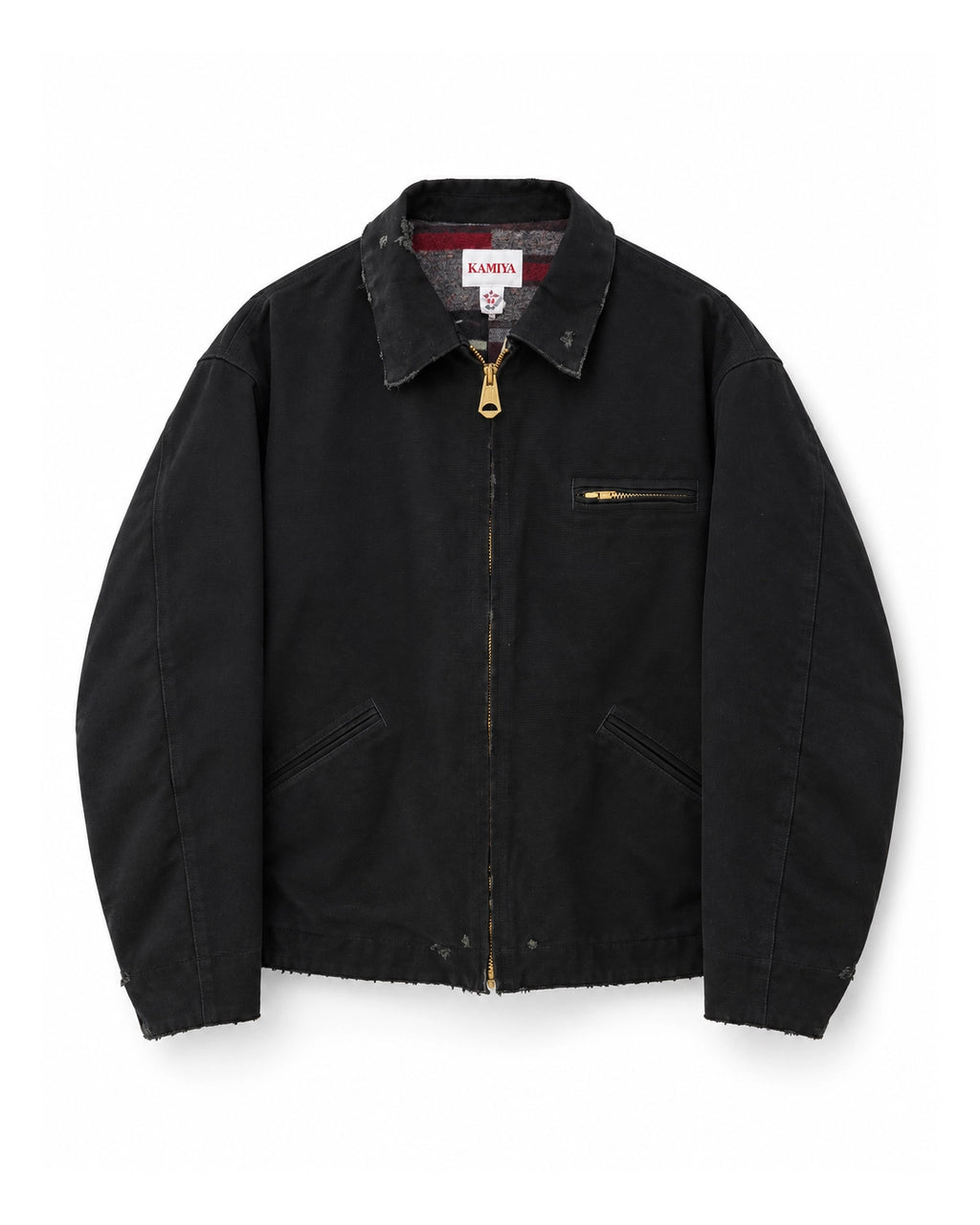 【極美品】DUCK COLLAR BLOUSON Mサイズ ブラック MA-1 KAMIYA /BORO Duck Worker Jacket | 公式通販・JACK in the NET