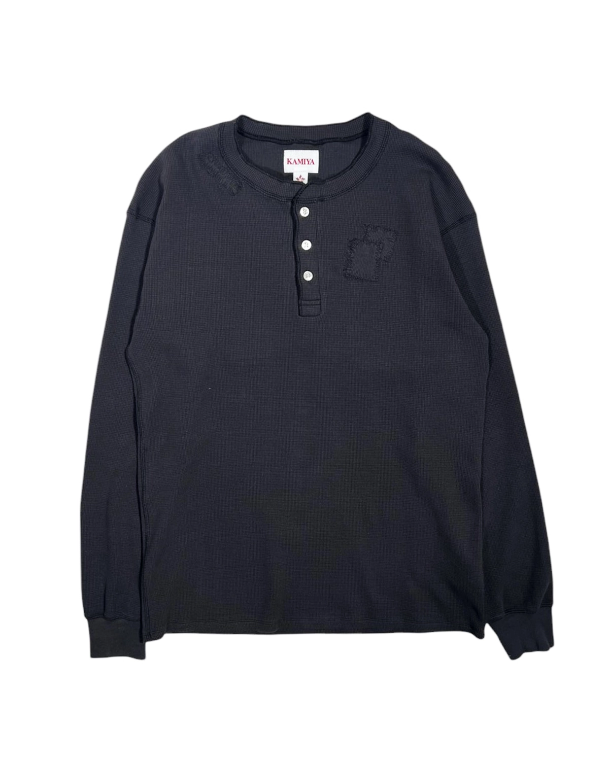 KAMIYA の BORO WflHenley L/S TEE (G15LT091)