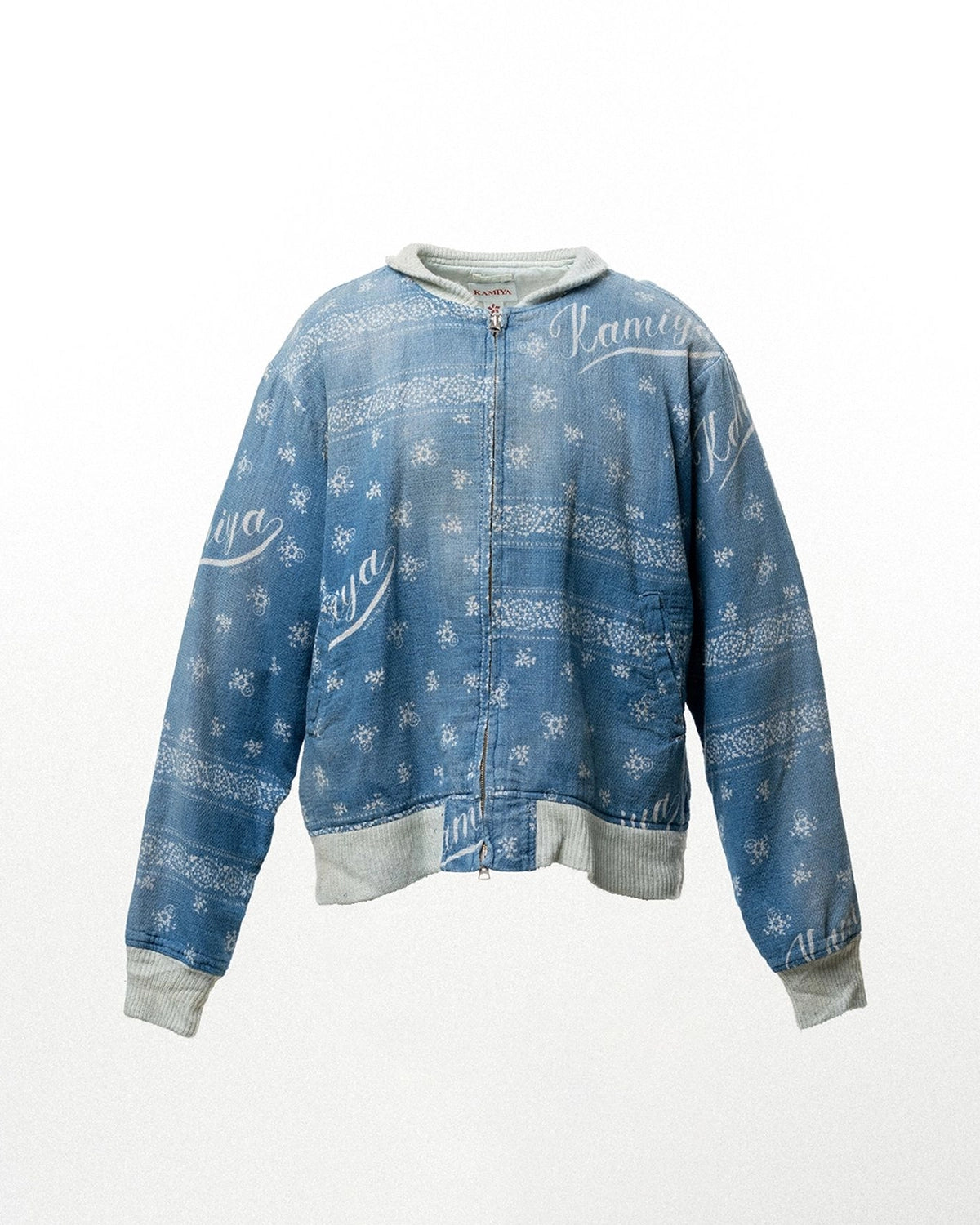 KAMIYAの Bandana Discharge Print Jacket (G16BL036)