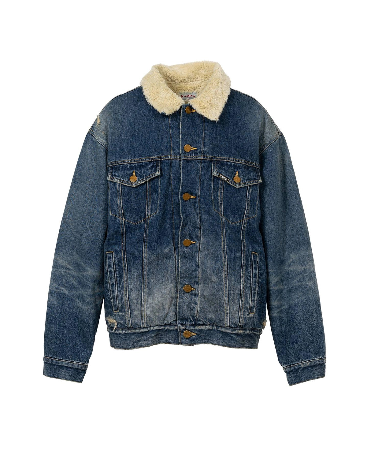 KAMIYA の Boa Lining Denim Jacket (G15BL048)