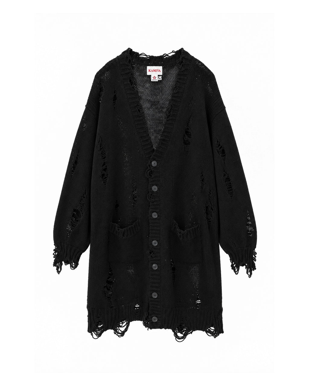 KAMIYA / Damaged Low Gauge Long Cardigan | 公式通販・JACK in the NET