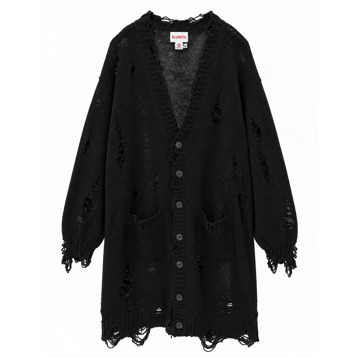 CDL Box Fit Cardigan Lサイズ カーディガン 即日発送 KAMIYA / Damaged Low Gauge Long Cardigan | 公式通販・JACK in the NET
