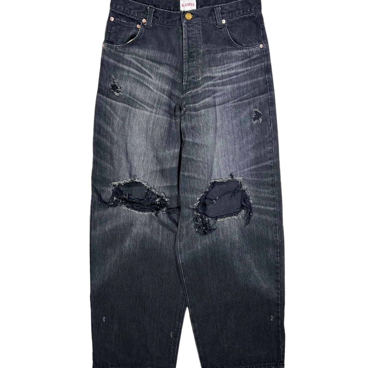 ⚠️最終値下げ　KAMIYA カミヤ　Denim Wide Pants 正規品 KAMIYA 【SALE セール】カミヤ Denim Wide Pants indigo KAMIYA