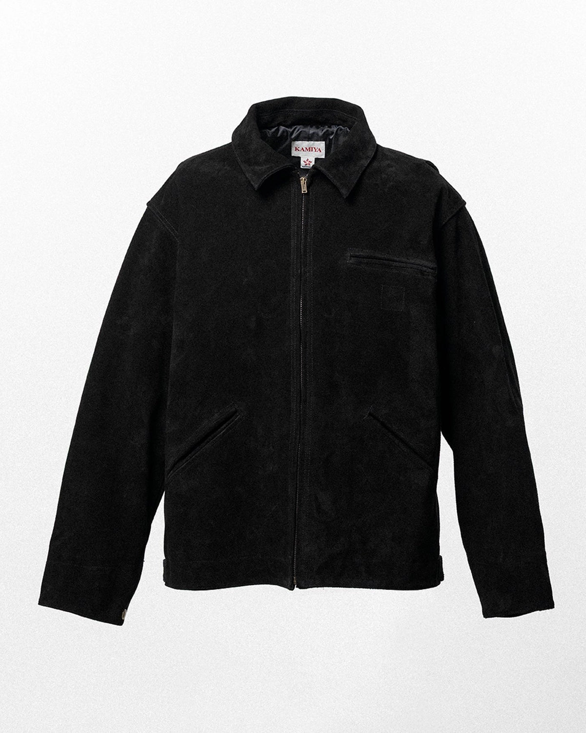 KAMIYA の Distressed Suede Work Jacket (G16BL014)