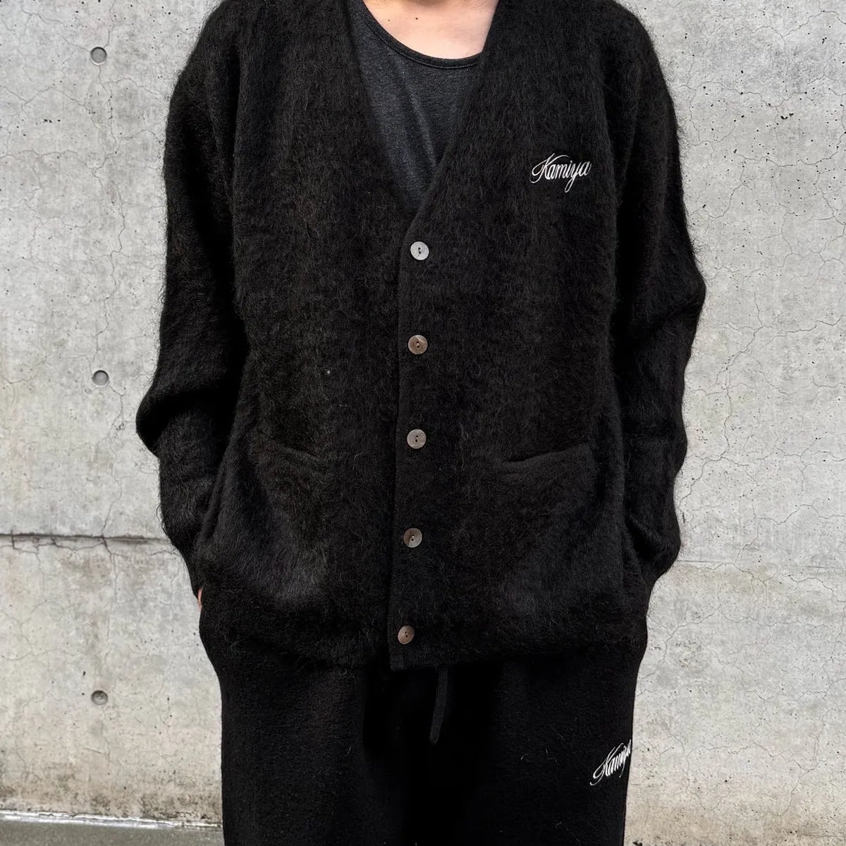 KAMIYA / Embroidered Shaggy Mohair Knit Cardigan | 公式通販・JACK