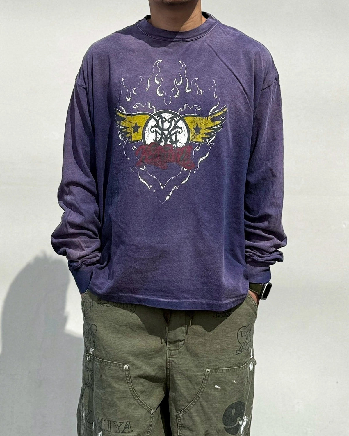 KAMIYA の "FRM AERO-KMY" Long-Sleeve T-shirt (G16LT084)
