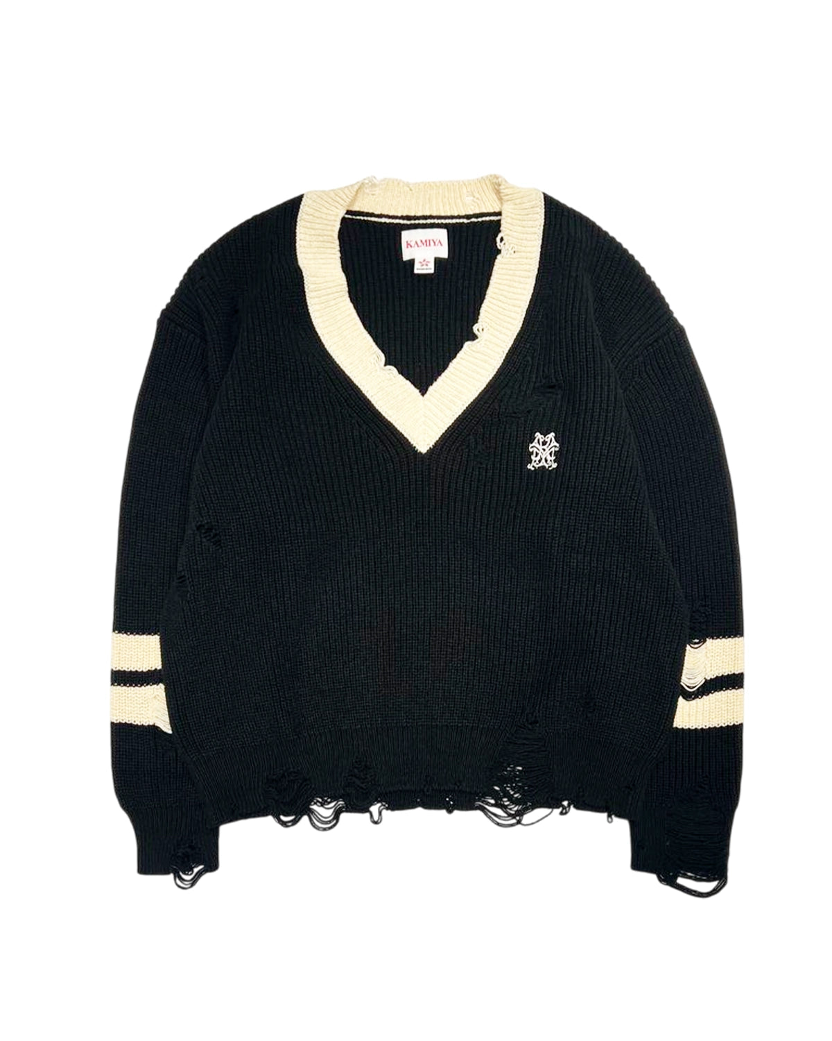 KAMIYA の School V-neck Sweater (G16PO061)