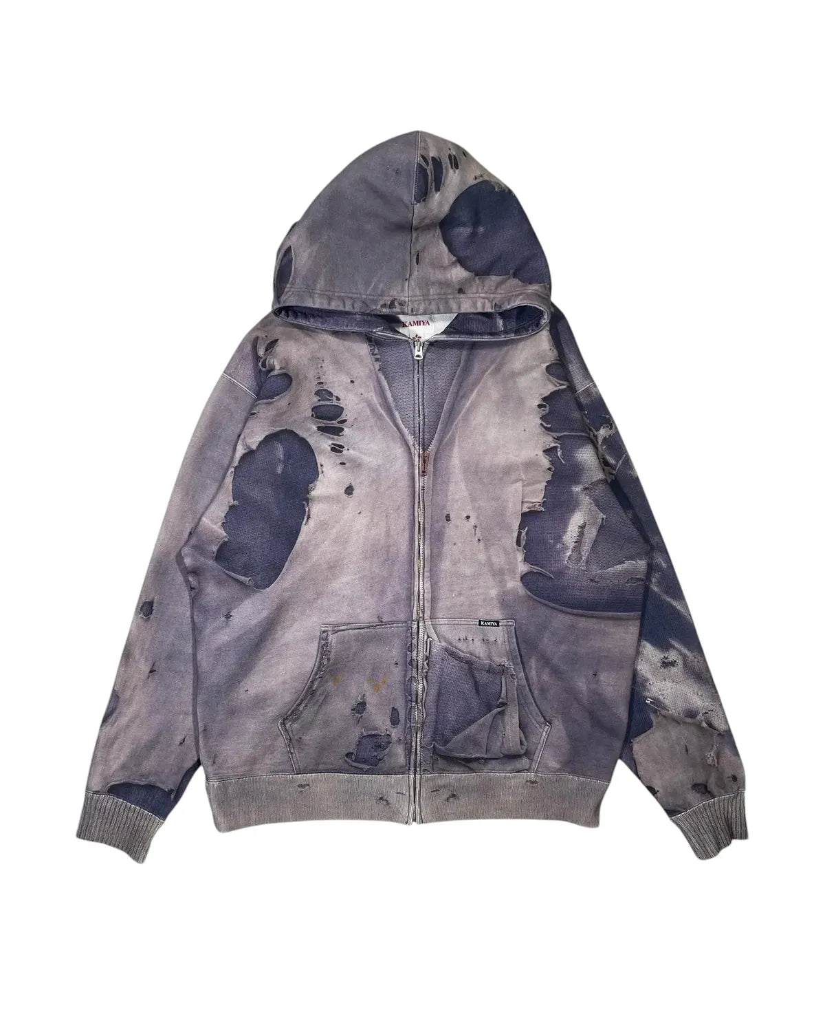 KAMIYA の Trompe I'oeil Zip Hoodie (G15HD114)