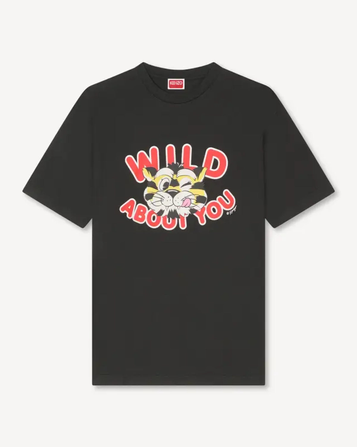 KENZO の 'KENZO Wild Tiger' Tシャツ イン コットン (FG55TS2064SG)