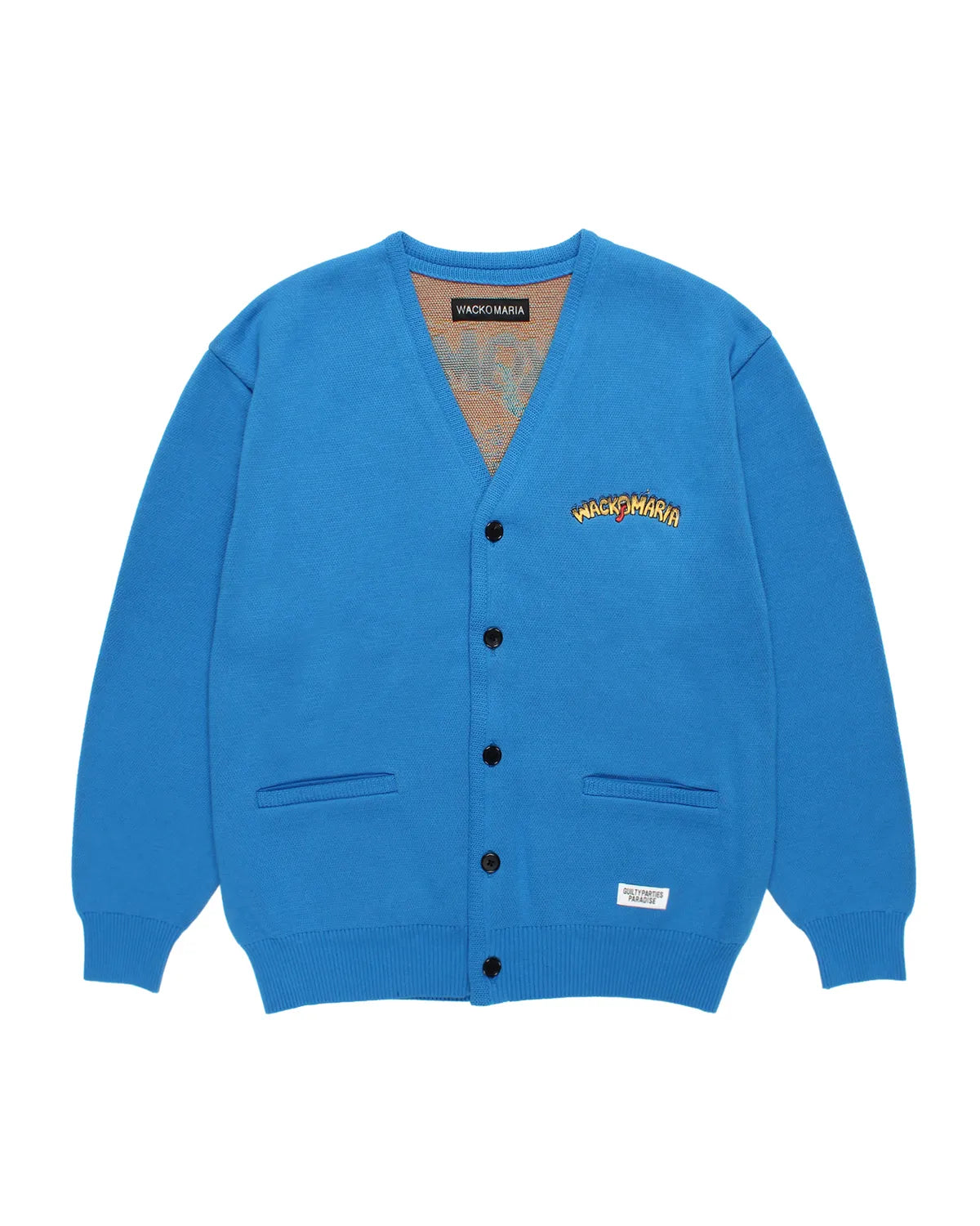 WACKO MARIA × TIM LEHI / JACQUARD CARDIGAN (26SS-WMK-KN08)