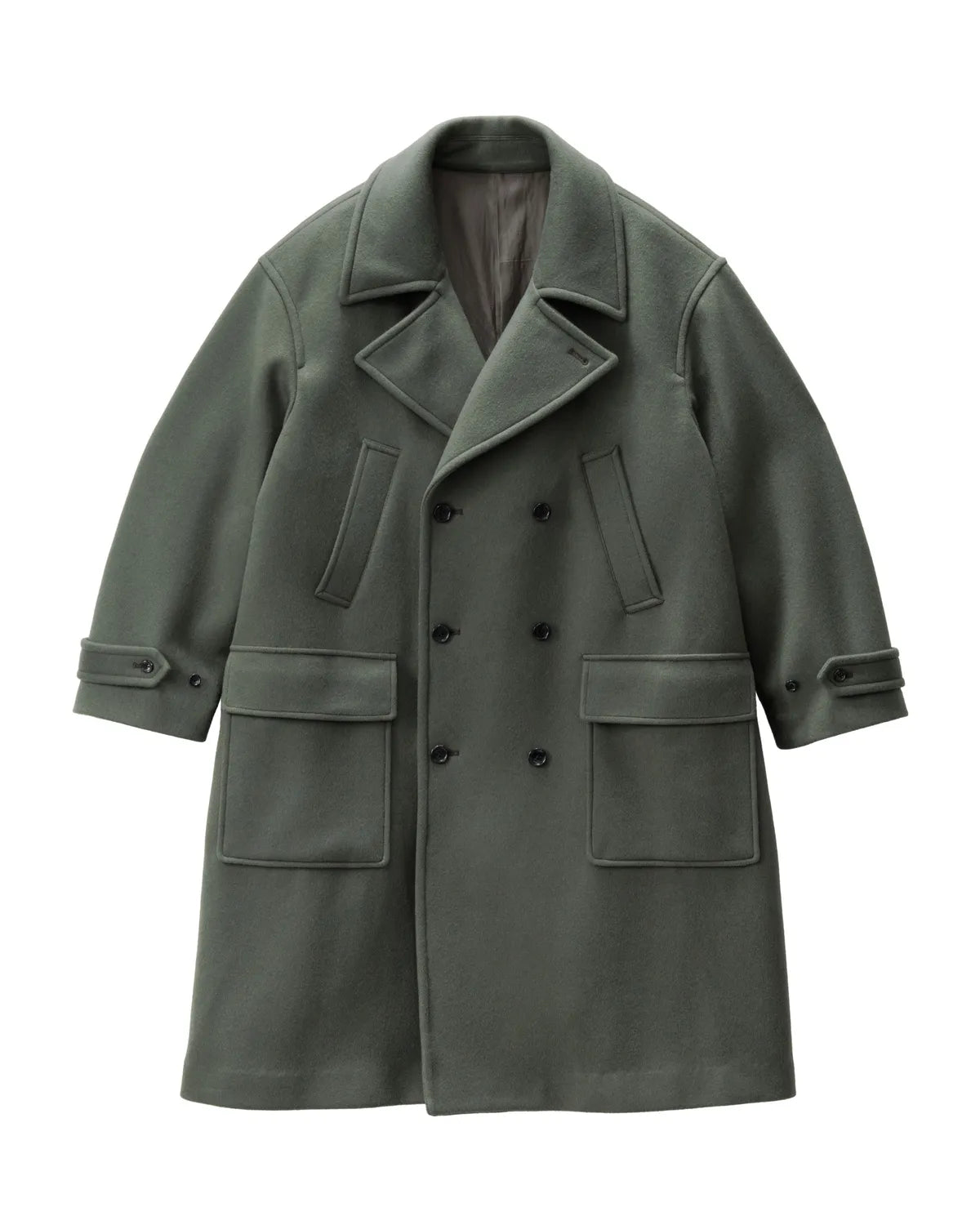 Graphpaper / Light Melton Pea Coat (GM253-10266C)