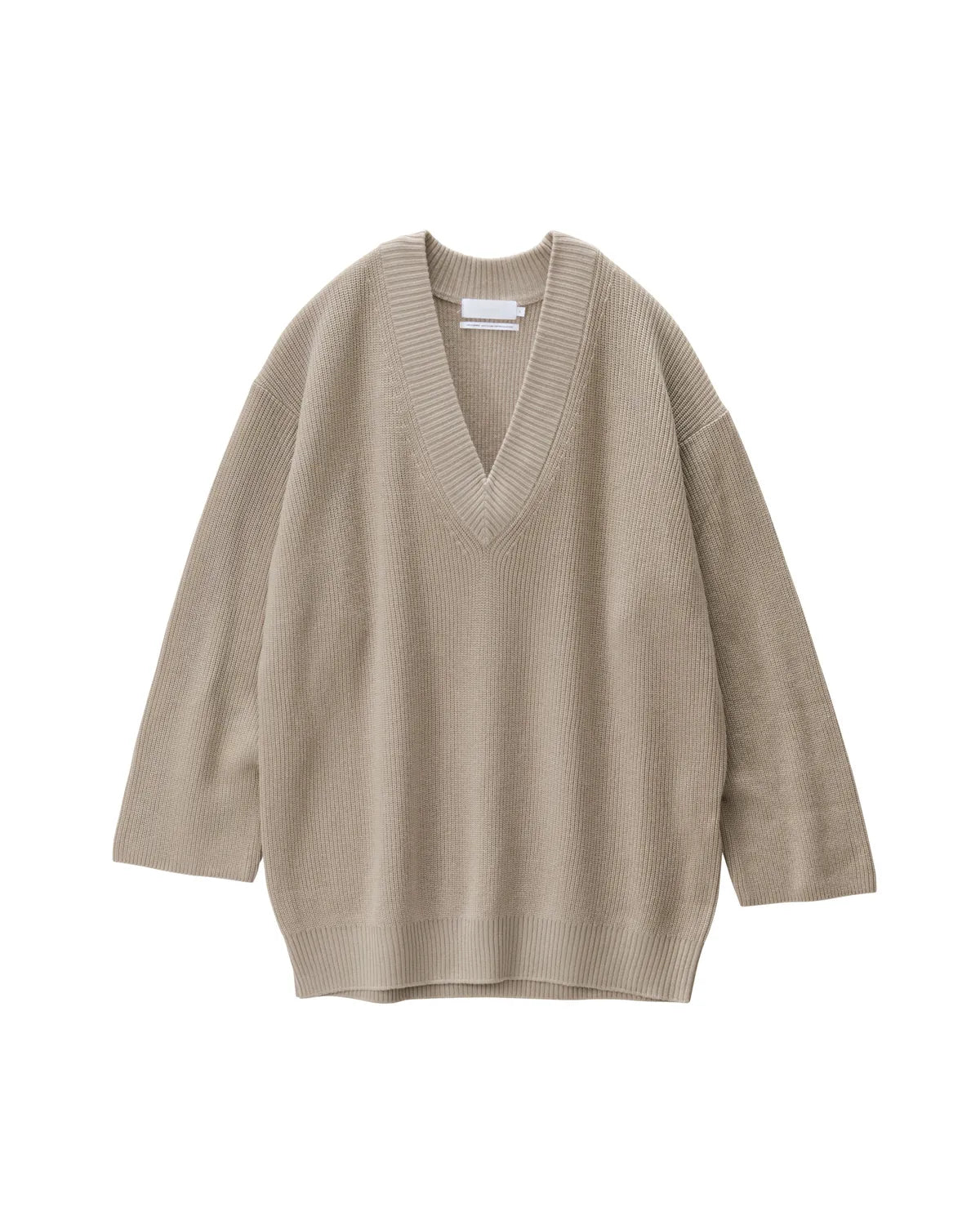 Graphpaper / Mercerized Fine Wool Oversized VNeck Knit (GL253-80466)