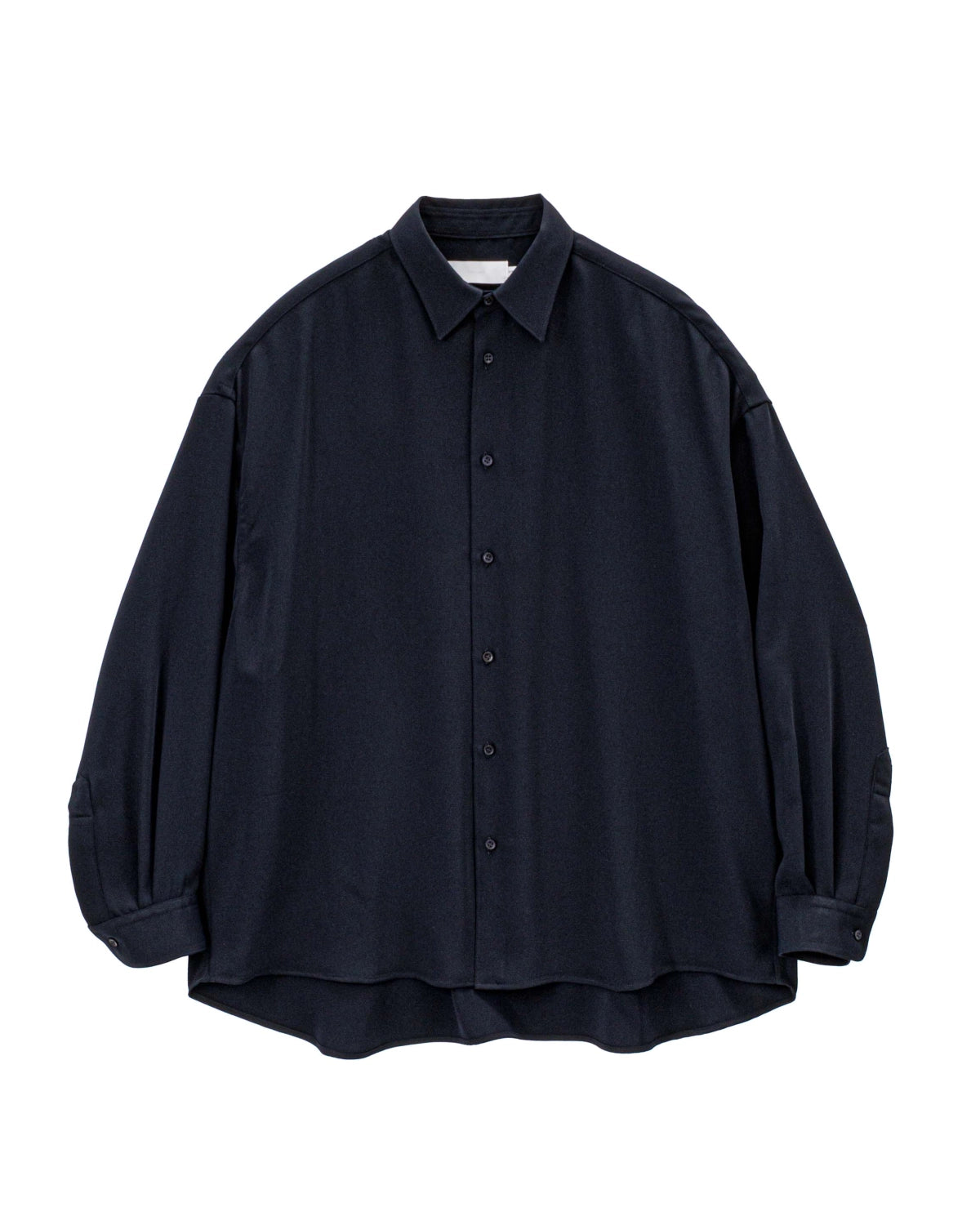 Graphpaper / Satin Oversized Regular Collar Shirt (GL261-50077B)