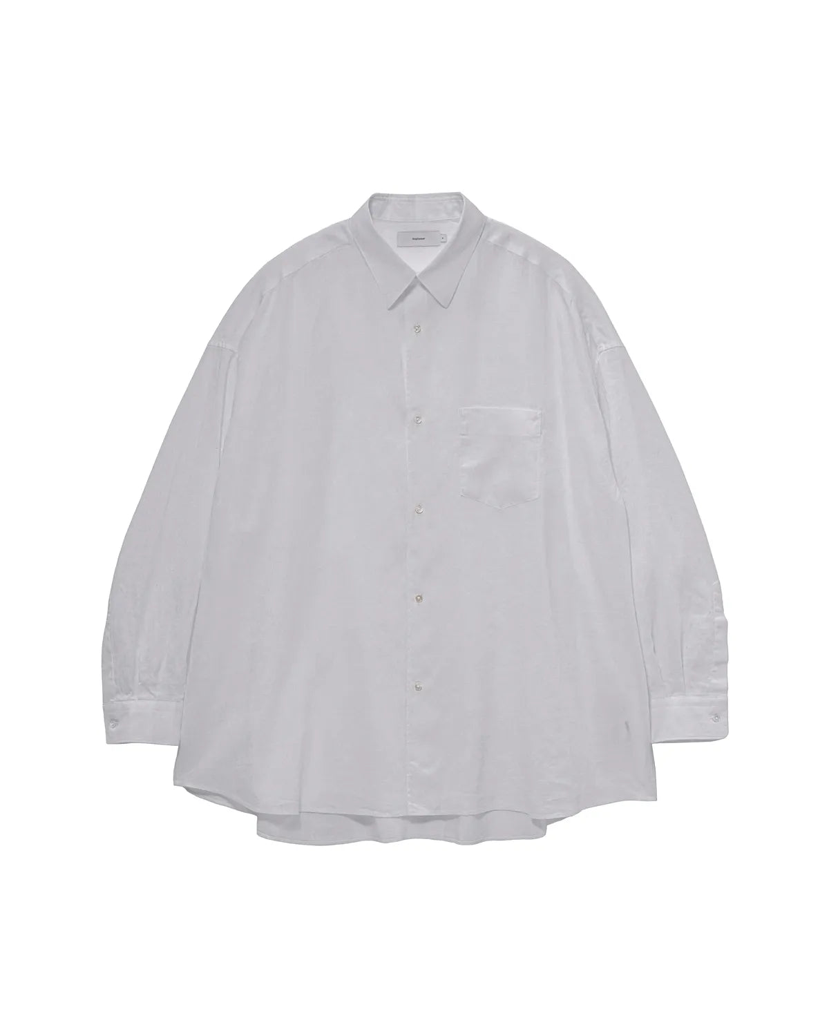 Graphpaper / Linen L/S Oversized Regular Collar Shirt (GM262-50039B)