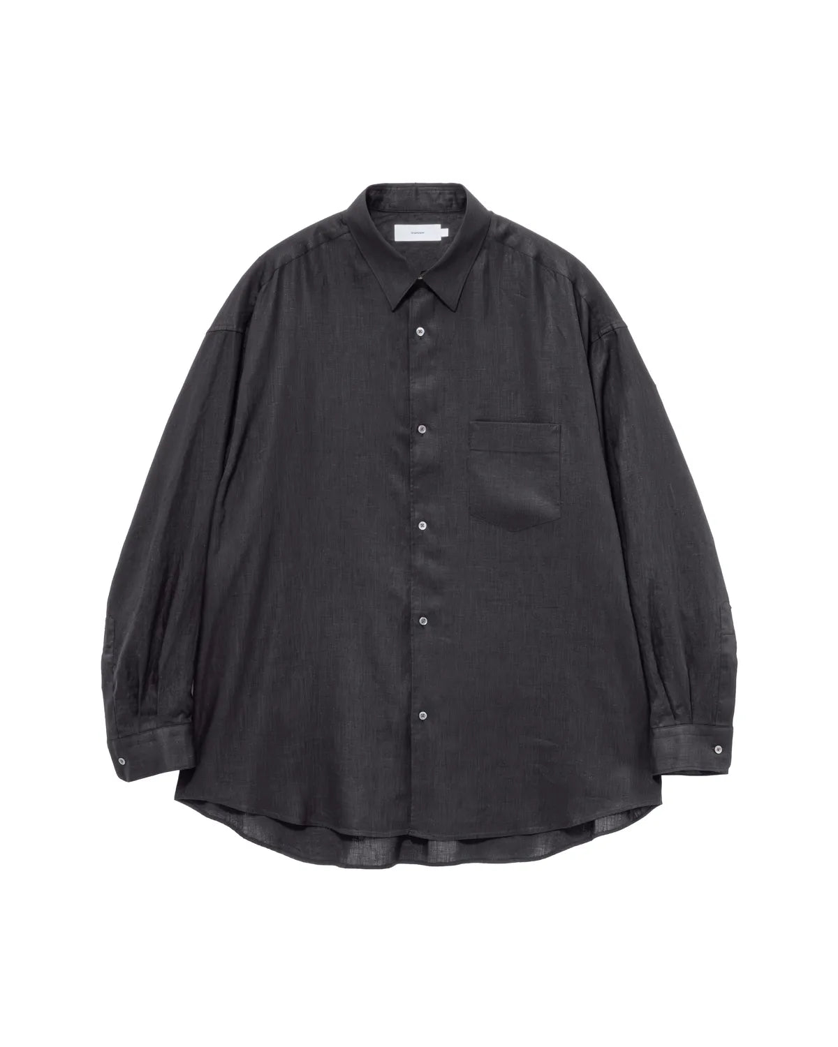 Graphpaper / Linen L/S Oversized Regular Collar Shirt (GM262-50039B)