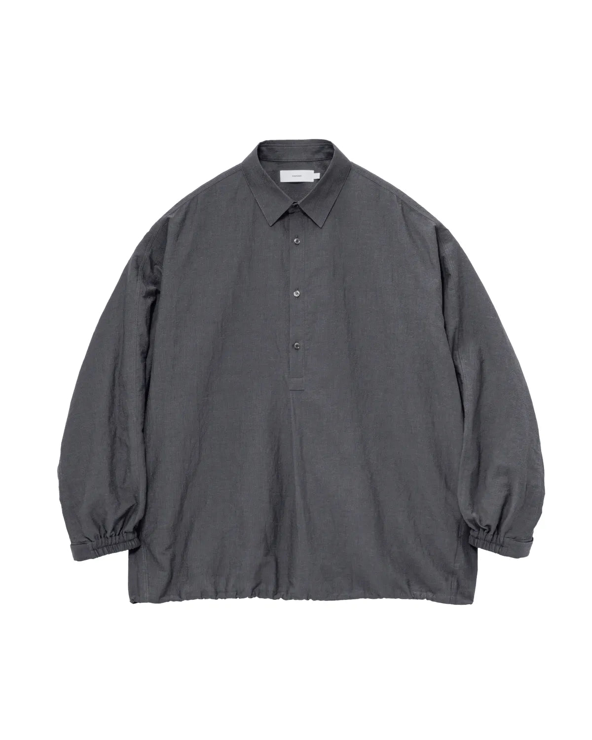 Graphpaper / Cotton Linen Seersucker L/S Pullover Shirt (GM262-50033)