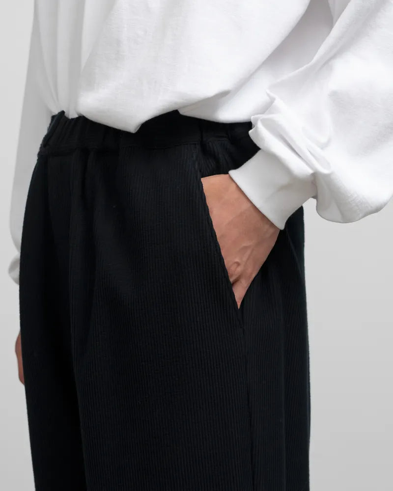 Graphpaper / Knit Corduroy Wide Chef Pants  (GM243-40287B)