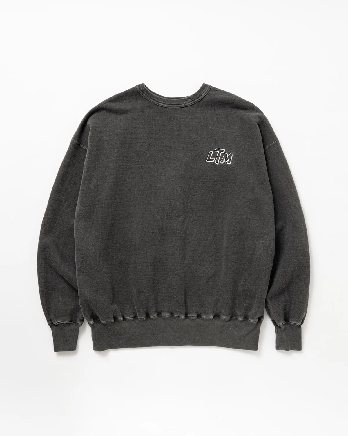 LASTMAN の EMBROIDERED CREW NECK "LTM" (252LM-CT13)