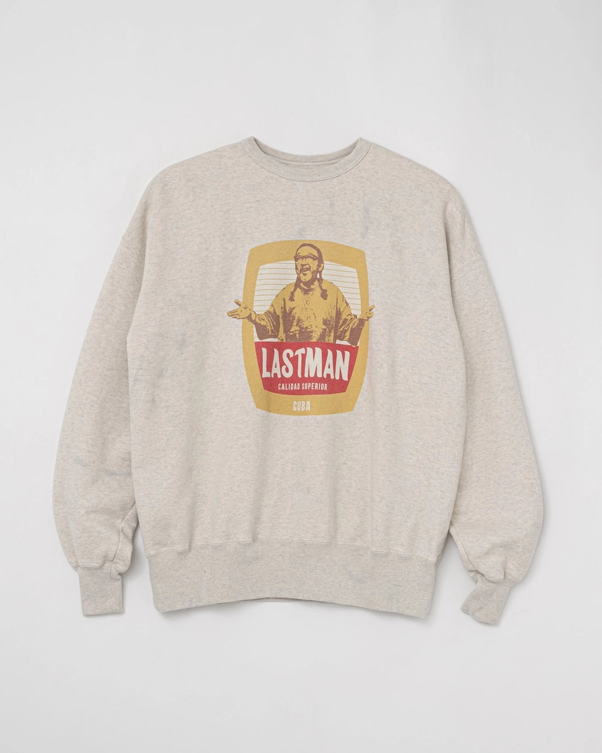 LASTMAN の PRINTED CREW NECK "CIGAR" (261LM-CT28)
