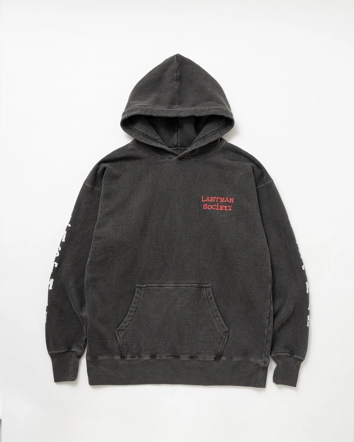 LASTMAN の PRINTED HOODIE "SO CIETY" (252LM-CT17)