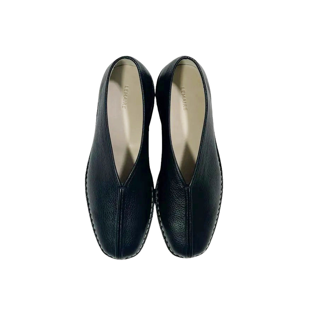 LEMAIRE / PIPED CREPE SLIPPERS (F00067 LL205)