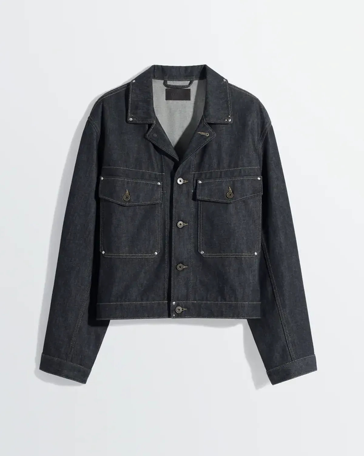LEMAIRE の TRUCKER JACKET WITH STUDS (OW1234 LD1061)
