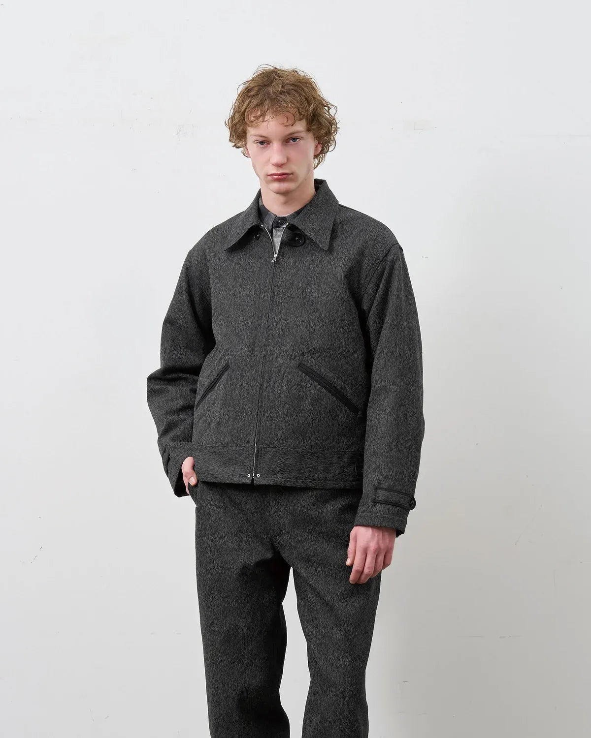 BIG YANK / LEO JACKET HEATHER TWILL (602-262-05)
