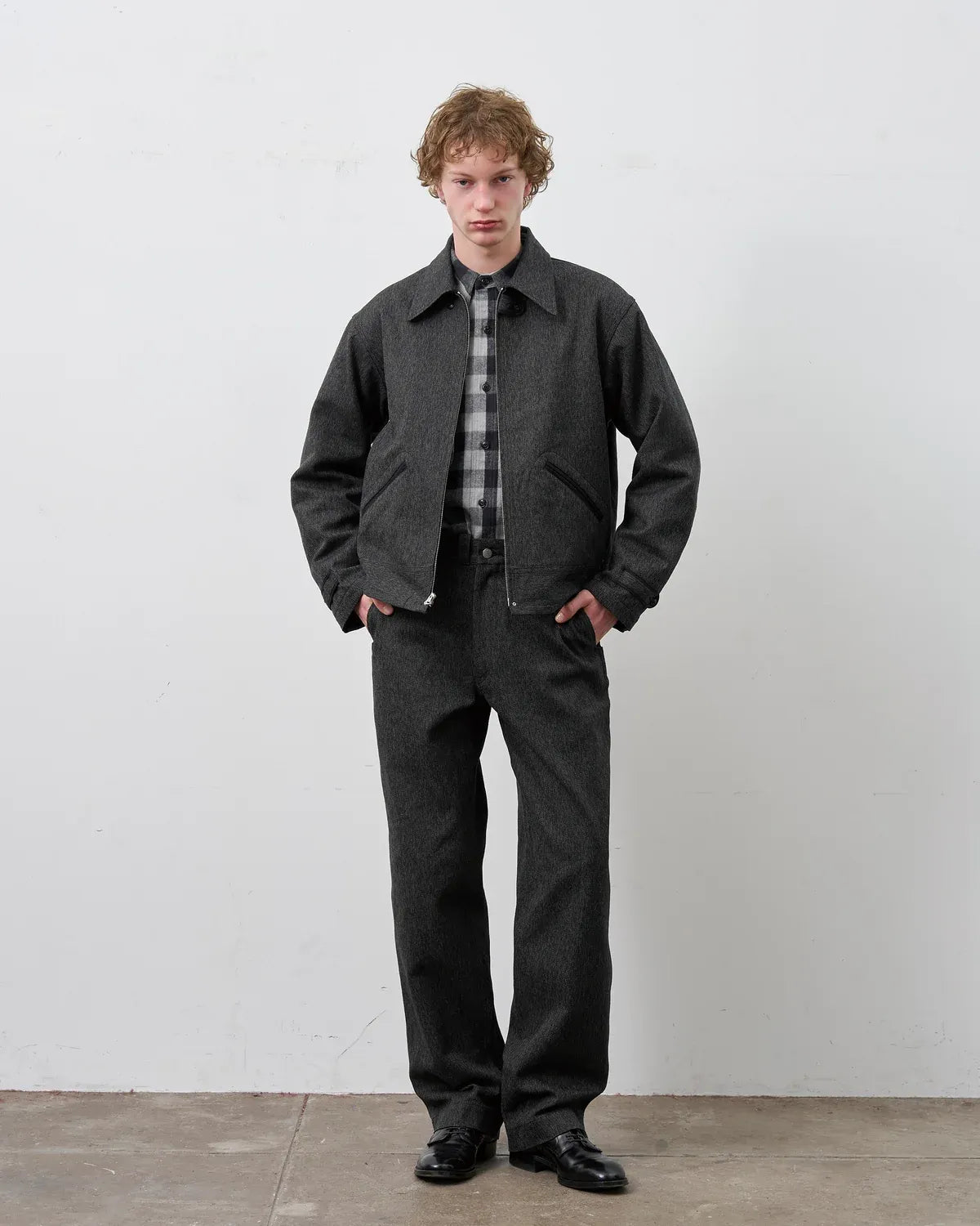 BIG YANK / LEO JACKET HEATHER TWILL (602-262-05)