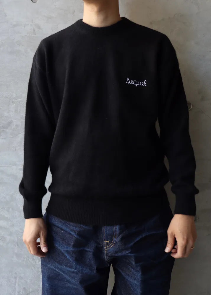 SEQUEL / RACCOON KNIT CREW NECK (SQ-24AW-KN-01)