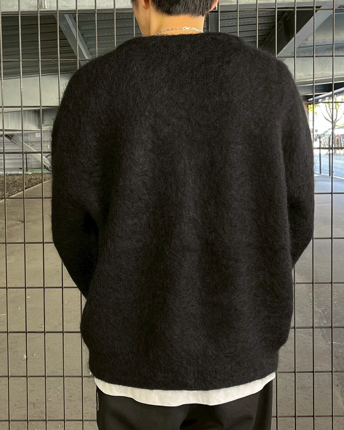 SEQUEL 23AW モヘア カーディガン 黒 L SEQUEL (シークエル) 23AW