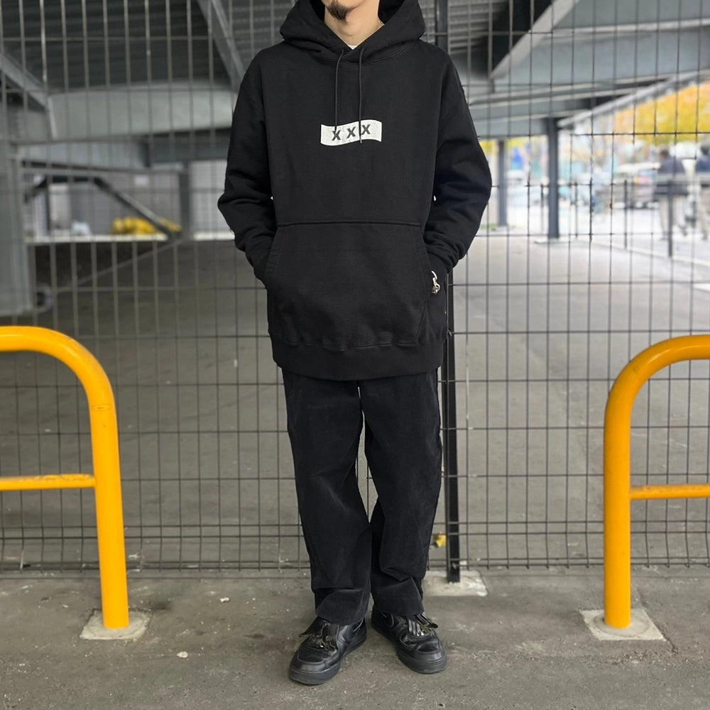 【GOD SELECTION XXX】HOODIE / BLACK 要在庫確認 GOD SELECTION XXX(ゴッドセレクショントリプルエックス