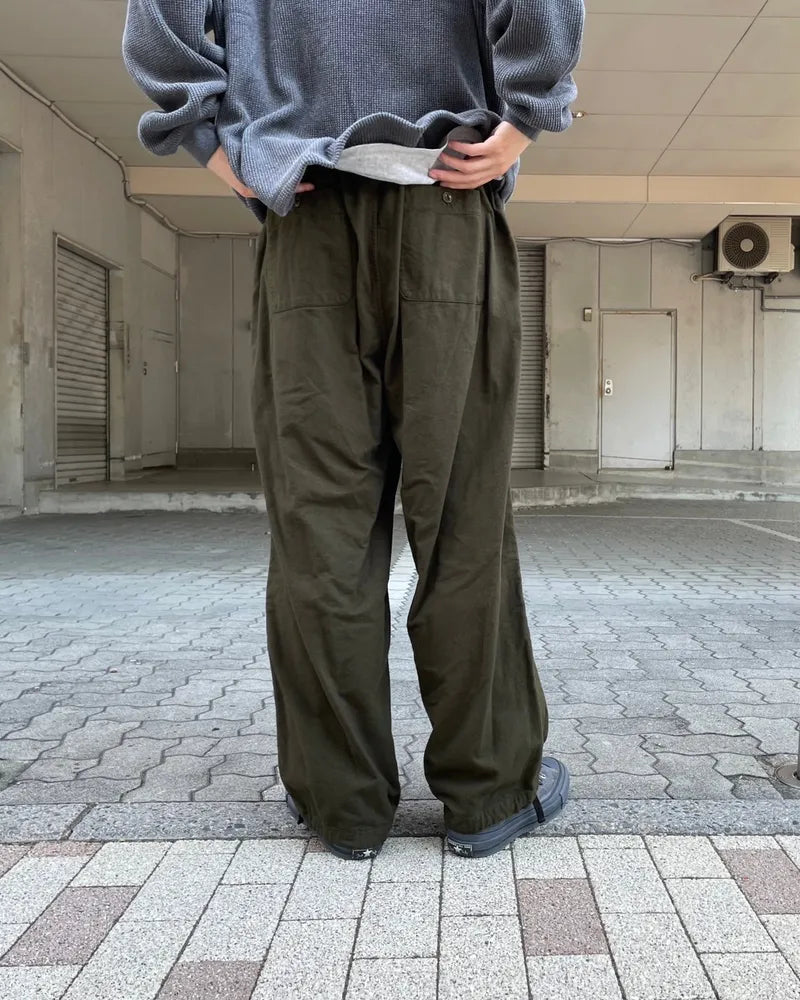 YOKO SAKAMOTO / BRUSHED COTTON WIDE PANTS (YS-24AW-59)