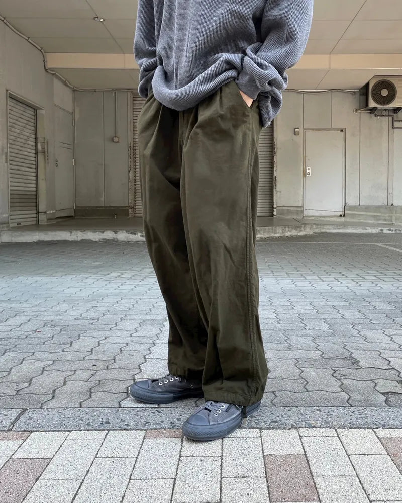 YOKO SAKAMOTO / BRUSHED COTTON WIDE PANTS (YS-24AW-59)