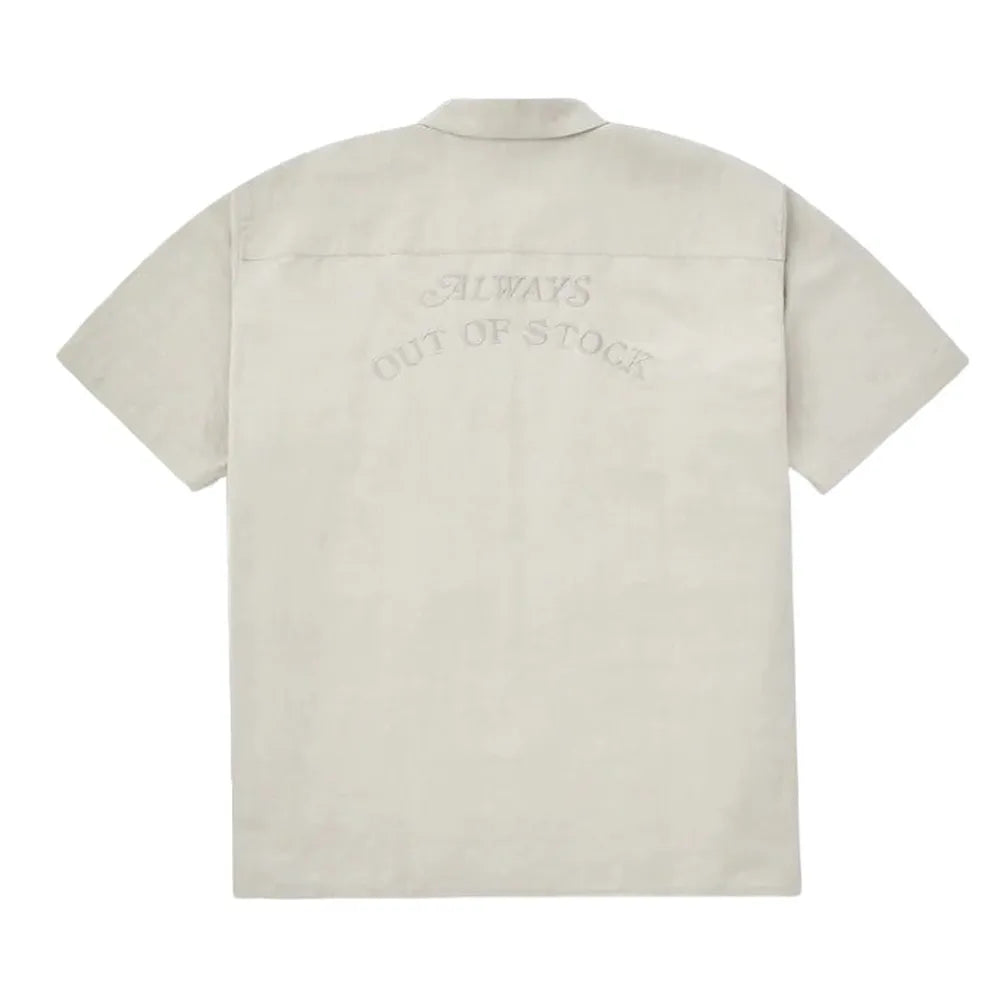 ALWAYS OUT OF STOCK / LINEN S/S RELAX SAFARI SHIRT (HA-024105119)