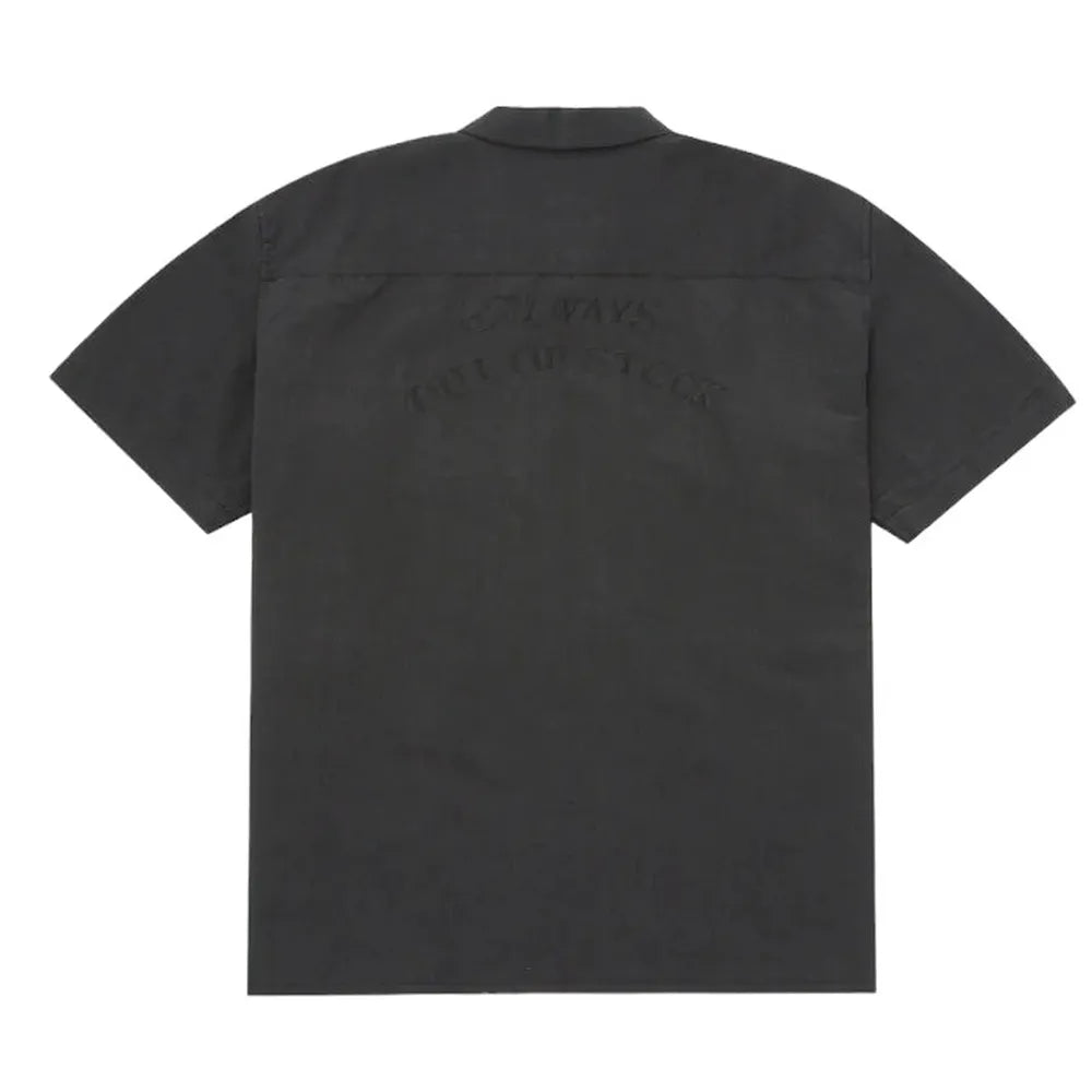 ALWAYS OUT OF STOCK / LINEN S/S RELAX SAFARI SHIRT (HA-024105119)