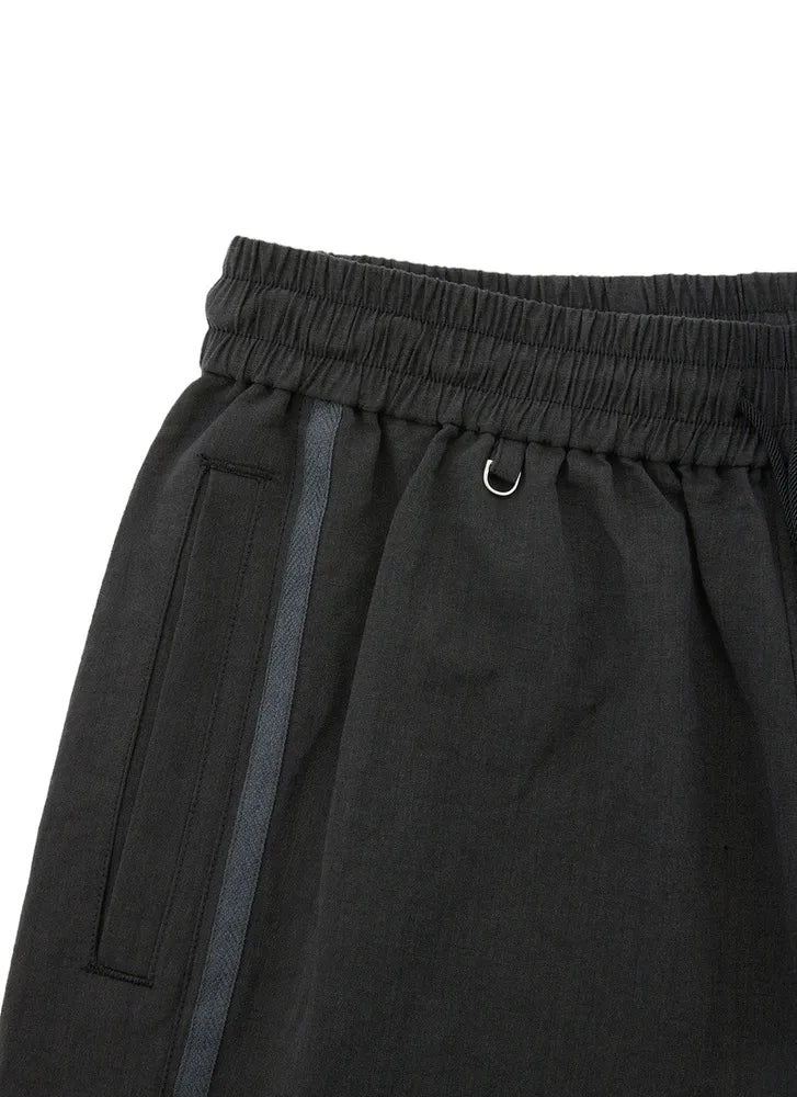 ALWAYS OUT OF STOCK / LINEN BASKETBALL SHORTS (HA-024106224)