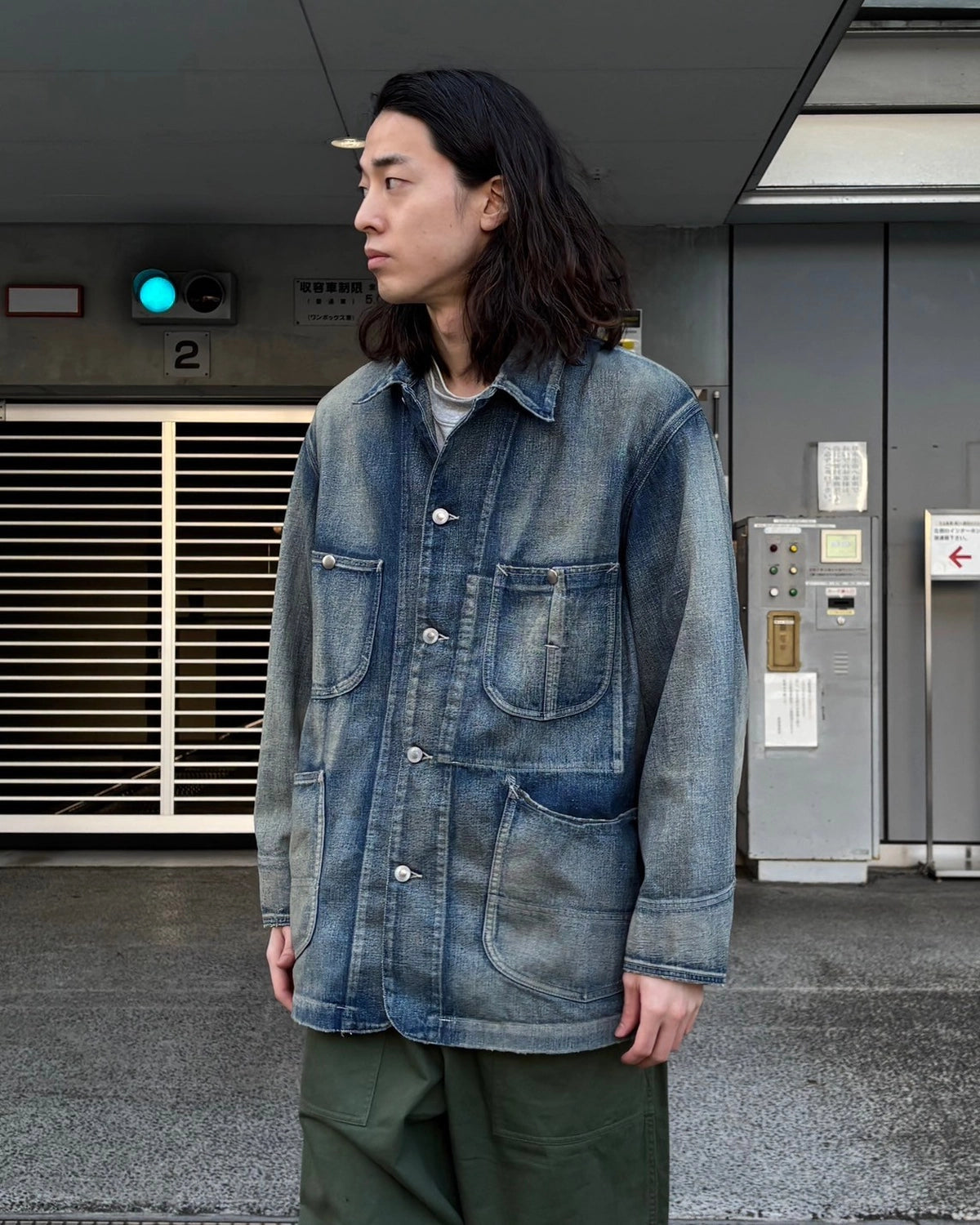 A.PRESSE / Vintage Coverall Jacket (25SAP-01-22K)