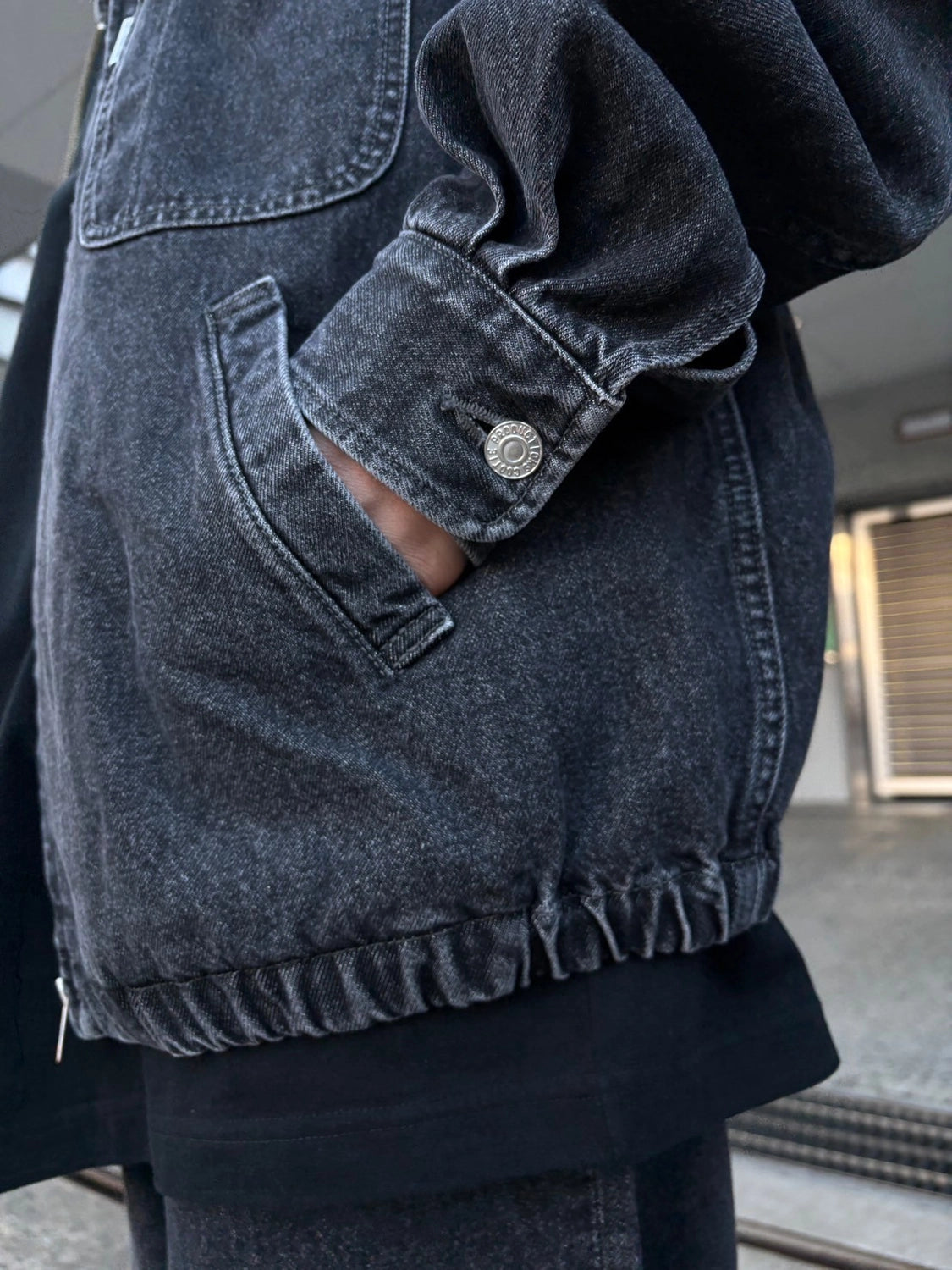 COOTIE PRODUCTIONS® / Denim Zip Up Work Jacket (CTE-25S202)