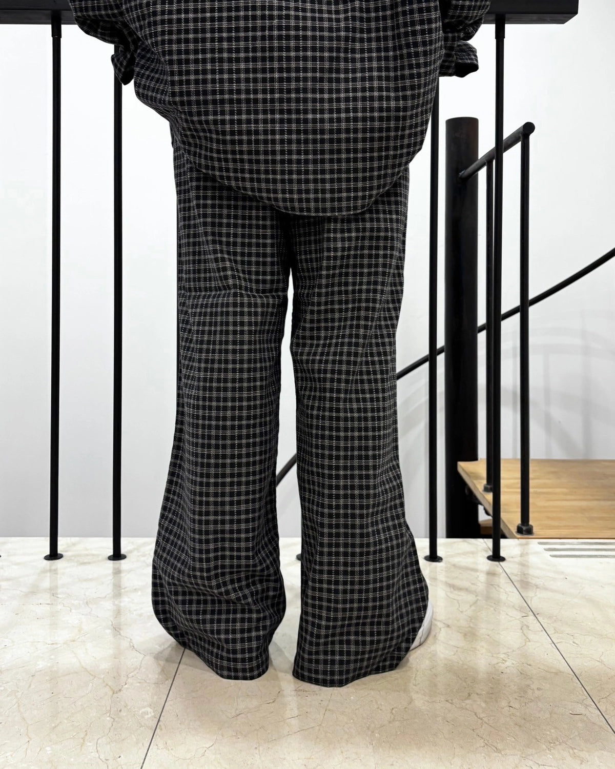 COOTIE PRODUCTIONS® / Amundsen Check Wide Easy Pants (CTE-24A126)