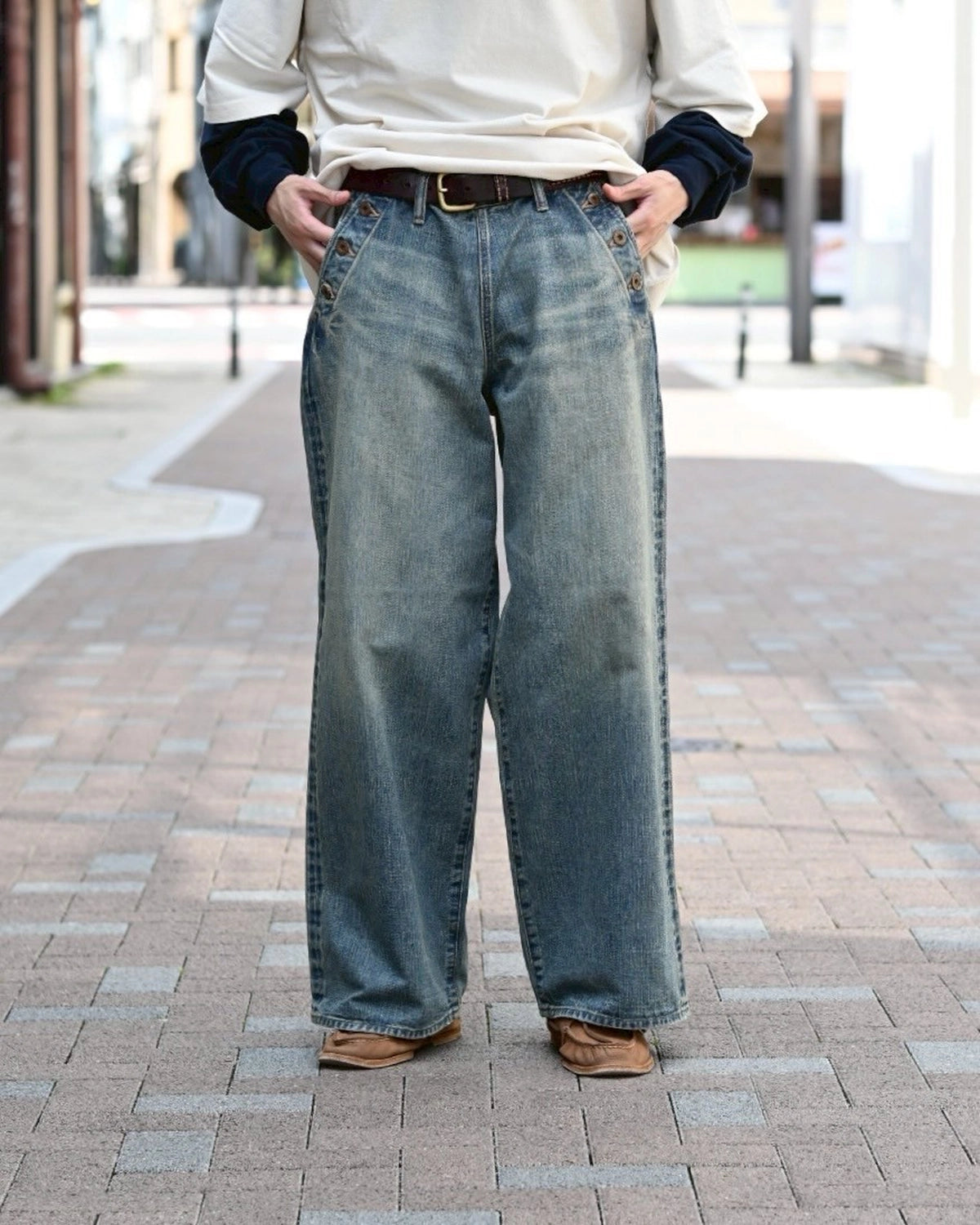 SUGARHILL / FADED SAILOR DENIM PANTS (25880402)