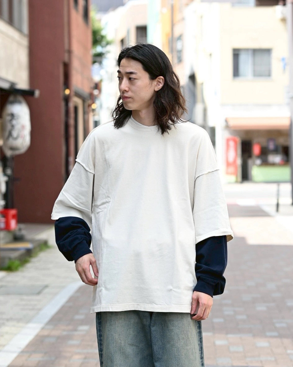 refomed / REVERSIBLE L/S TEE (RECU-034)